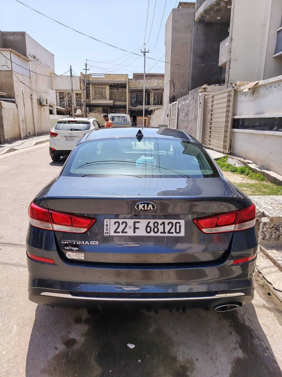 السلام عليكم
للبيع كيا اوبتما 2020وارد امريكي رقم اربيل 

السياره بأسمي والتحويل شوكت متريد 

الحادث مبين بالصور بدون ايرباك تبديل الجاملغ والباب الامامي ومصبوغات والباب الخلفي فقط تعديل وصبغ والجاملغ الخلفي كلير توحيد للون 

المواصفات 

تحكم ستيرن/ شاشه كبيره /كار بلي / حساسي وكامره خلفيه / مانع اصطدام / مانع تزحلق/ تحديد مسار / 

السعر 129 وبيه مجال للشراي 

مكان السياره بغداد / المحمودية

رقم الهاتف *********** متوفر واتساب
