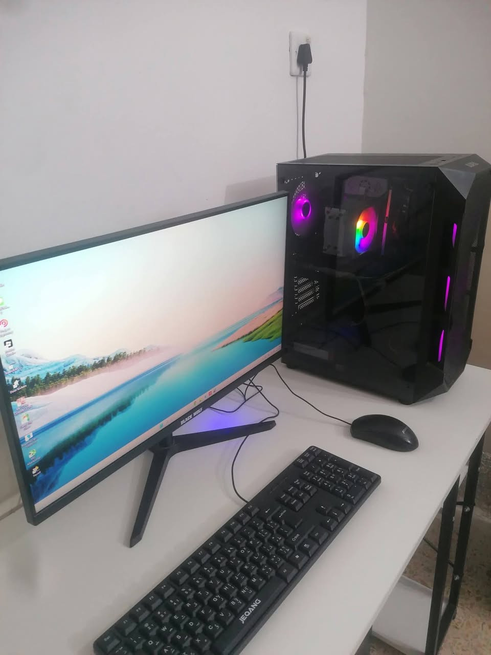 سيت اب كامل • RX580 ٨جيجا • شاشة ٢٤ ١٦٥هرتز