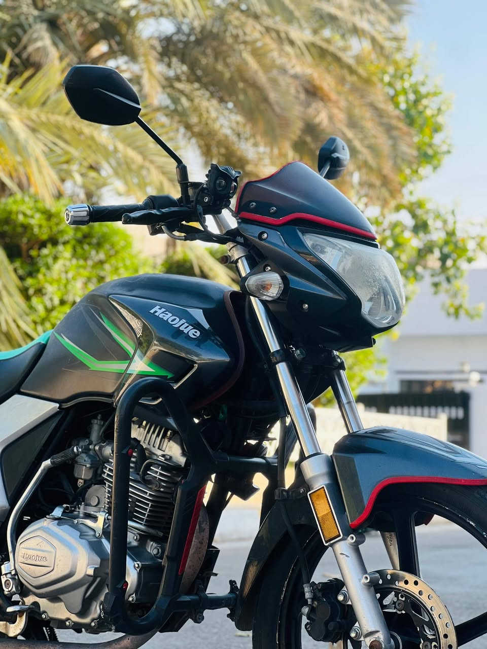 السلام عليكم موطور هاوجي عدل موديل17 مسجل سنويه الماني  جاهز بدون نواقص السعر مليون و900وبي مجال 
للاستفسار اكثر الاتصال على الرقم***********
