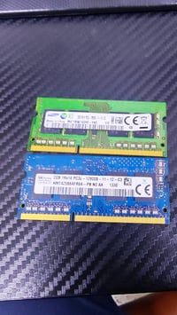رام لابتوب • DDR4 16GB • قطعتين DDR3 2GB