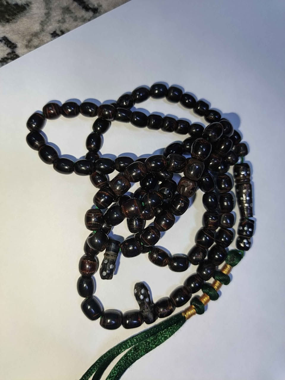 السلام عليكم سبحة يسر حجازي مكاوي قديم بحالة جيدة جيداً ولا غلطة خشنة 101 
السعر: 300 و بيها مجال 
للاستفسار: ***********
ملاحظة: لا تخابر اذا مو شراي عمارة, ميسان
