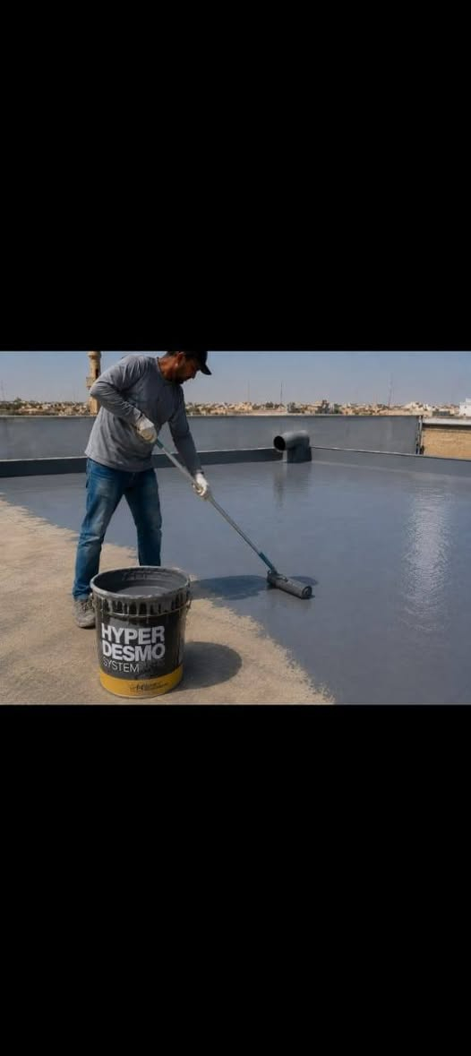كادر مختص بعمل عزل مائي شغل هندسي 👷🏻‍♂️
بأجود انواع العزل ' الايبوكسي للخزانات والارضيه  . بولي ريثان اليوناني ضمان 10سنوات 📌 معالجه التشققات والتسريبات 
عزل مائي . للاسطح . للجدران . للحمامات . الخزانات المسابح .

للاستفسار : ***********
