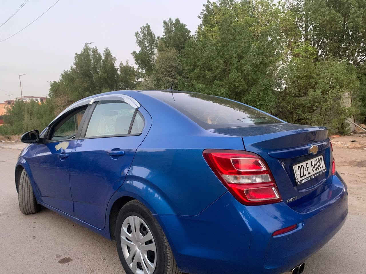 شوفرليت سونك 2018 خليجيه اربيل باسمي
 كفاله لا صبغ لا تبديل 
محرك 1600, كفاله
تبريد ثلاجه ويه السويج
تخم تاير 
مكينه وكير وتبريد خير من الله 
ماشيه ٩٠ 
السياره بيه تراي اله جديده
بيه تكشير من وره الفاره مبين بل الصور ملاعب بيه
السعر ب ٦٣ وبيه مجال للشراي 
مكاني بغداد الكرخ الرساله بشارع الصغط
سياره مال بيت وكلش جديده
***********
الشراي يتصل بصاحب السياره اني مكلفةبل النشر
