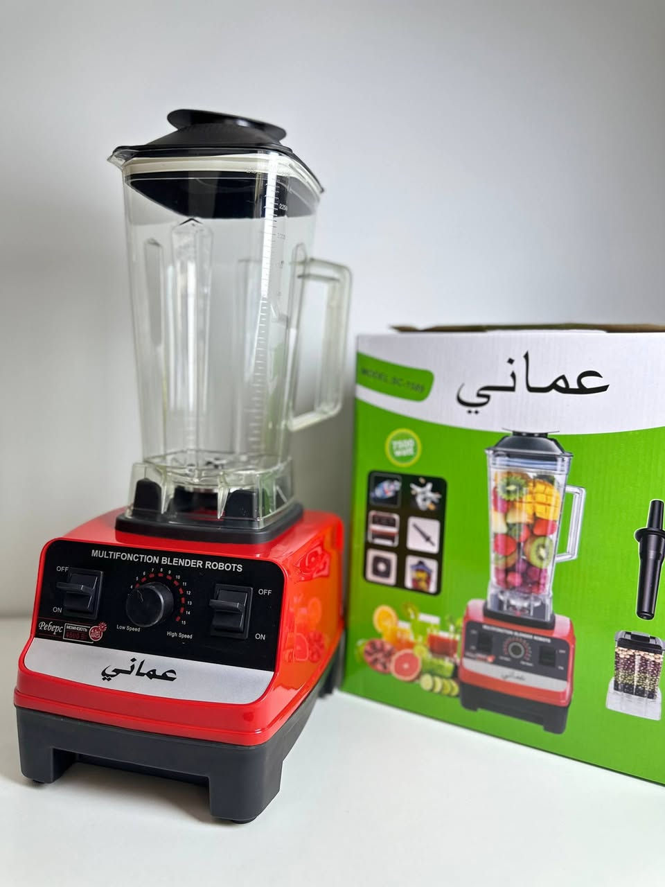 📦 خلاط  عماني متعدد الاستخدامات 

خلاط عماني مصمم بمحرك قوي وأداء عالي يناسب الاستخدام المنزلي . قدرة عالية 7500w لطحن وخلط المكونات بكفاءة  وسرعة عالية يتكون من وعاء كبير عالي الجودة  بسعة مناسبة لتحضير كميات كبيرة للعائلة تصميم متين وثابت مع قاعده قوية تقلل الاهتزاز اثناء التشغيل .

💰 سعر البيع: 20,000 د.ع
للاستفسار ***********
