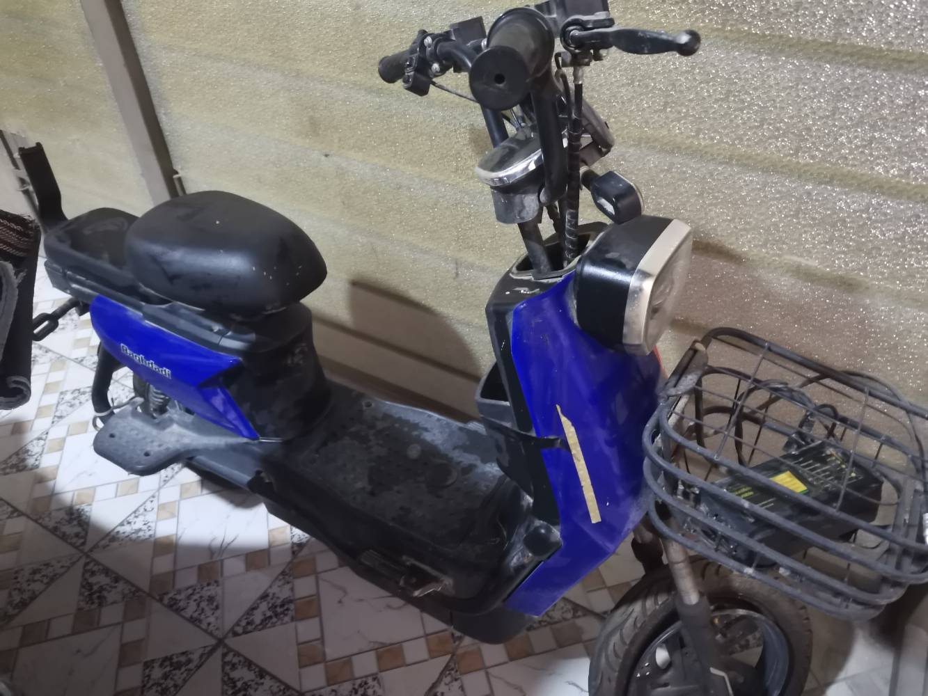 دراجه شحن • بطاريات لا تعمل • بريك امامي معطل
