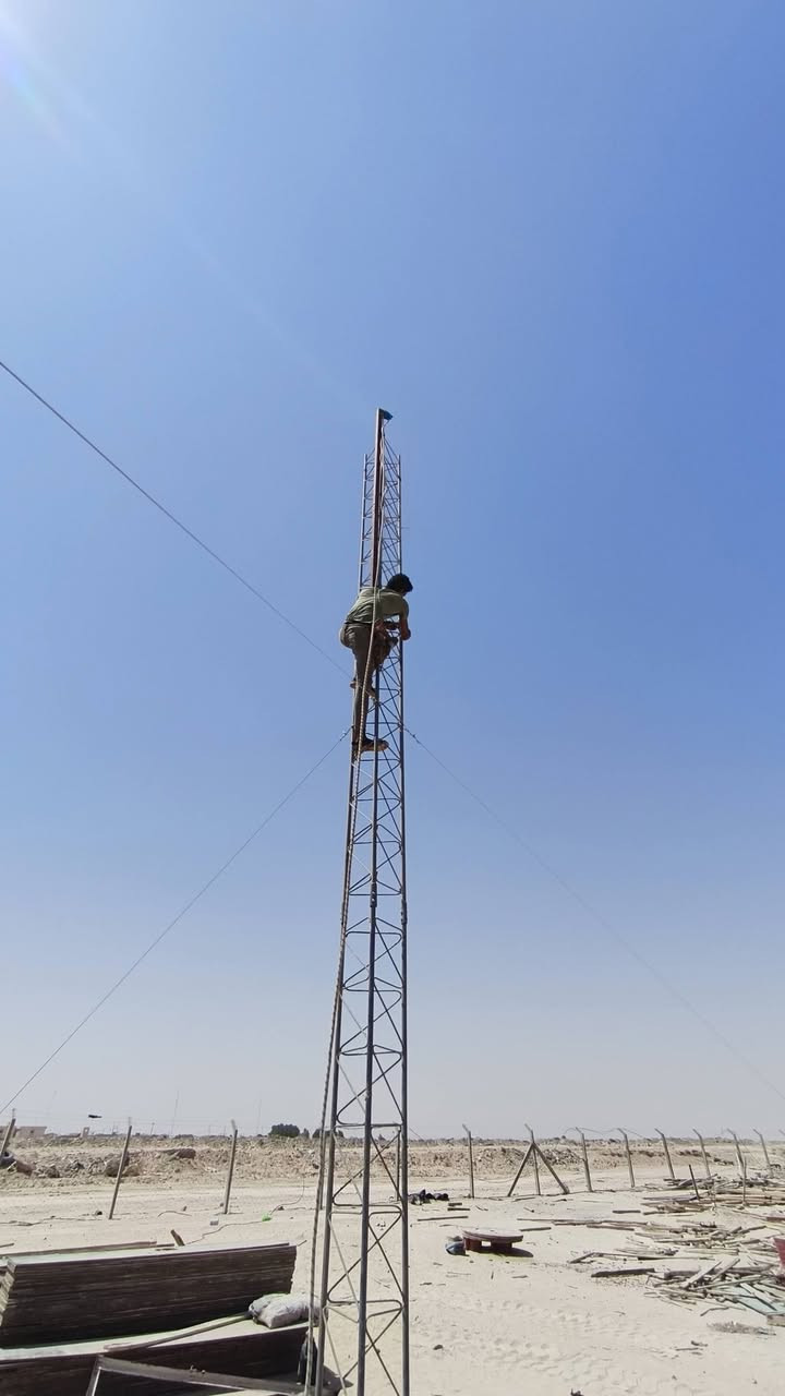 تحيه طيبه تم تجهيز  ونصب برج 24كرسته وعمل محافضه كربلاء
متوفر كادر نصب وتفصيخ وصيانه الابراج باسعار مناسبه ***********

