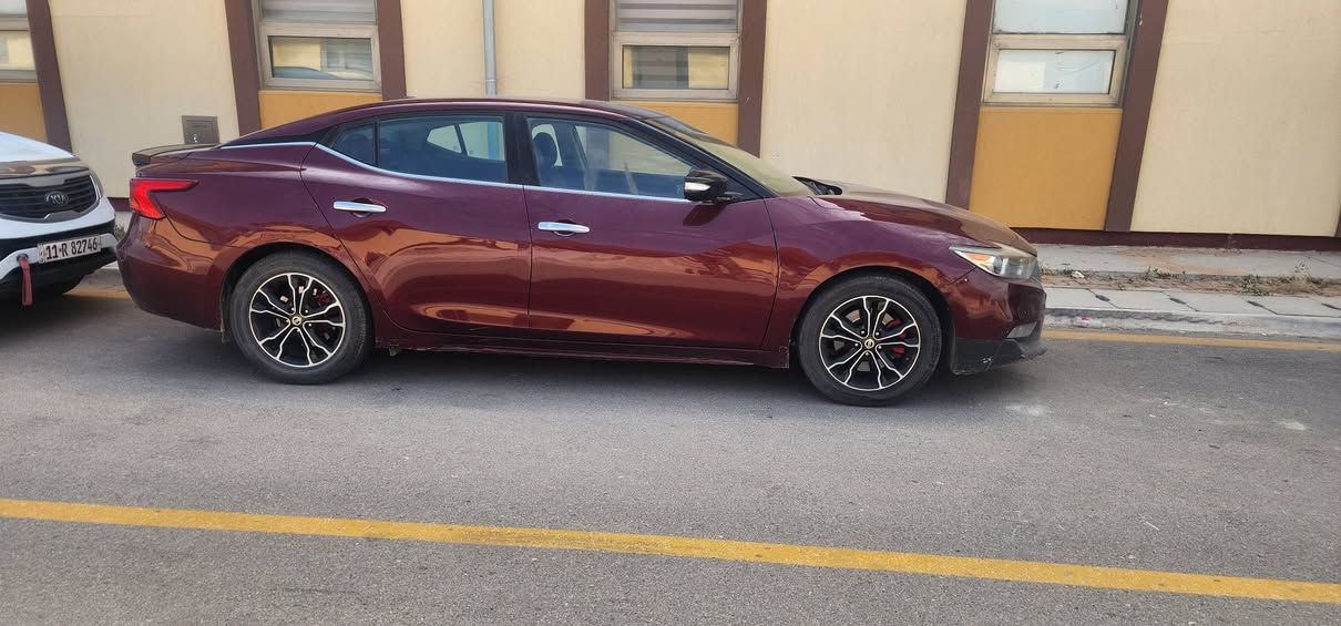 NISSAN MAXIMA 2017 SV
V6 3500
بدون صبغ و بدون ايرباك بس طخات بارد بسيطه 
شاشة 
كاميرا خلفيه
بصمات ابواب عدد ٢
بصمة صندوق
كراسي كهرباء
كراسي الاماميه تدفئة
ماوس شاشة
حساسات ضغط الاطار
٦ ايرباك
الزجاج الامامي دبل جام
وضعية سبورت
حساسات امامي خلفيه ( غير شغاله)
دهن الكير مبدله مرتين ع ايدي
ماي راديتر جديد اصلي 
للبيع فقط 
السعر ١٢٠
***********٠
