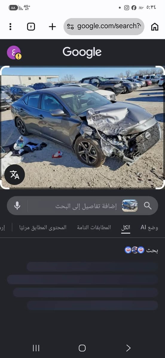 نيسان سينترا • ٢٠٢٥ • صور حادث
