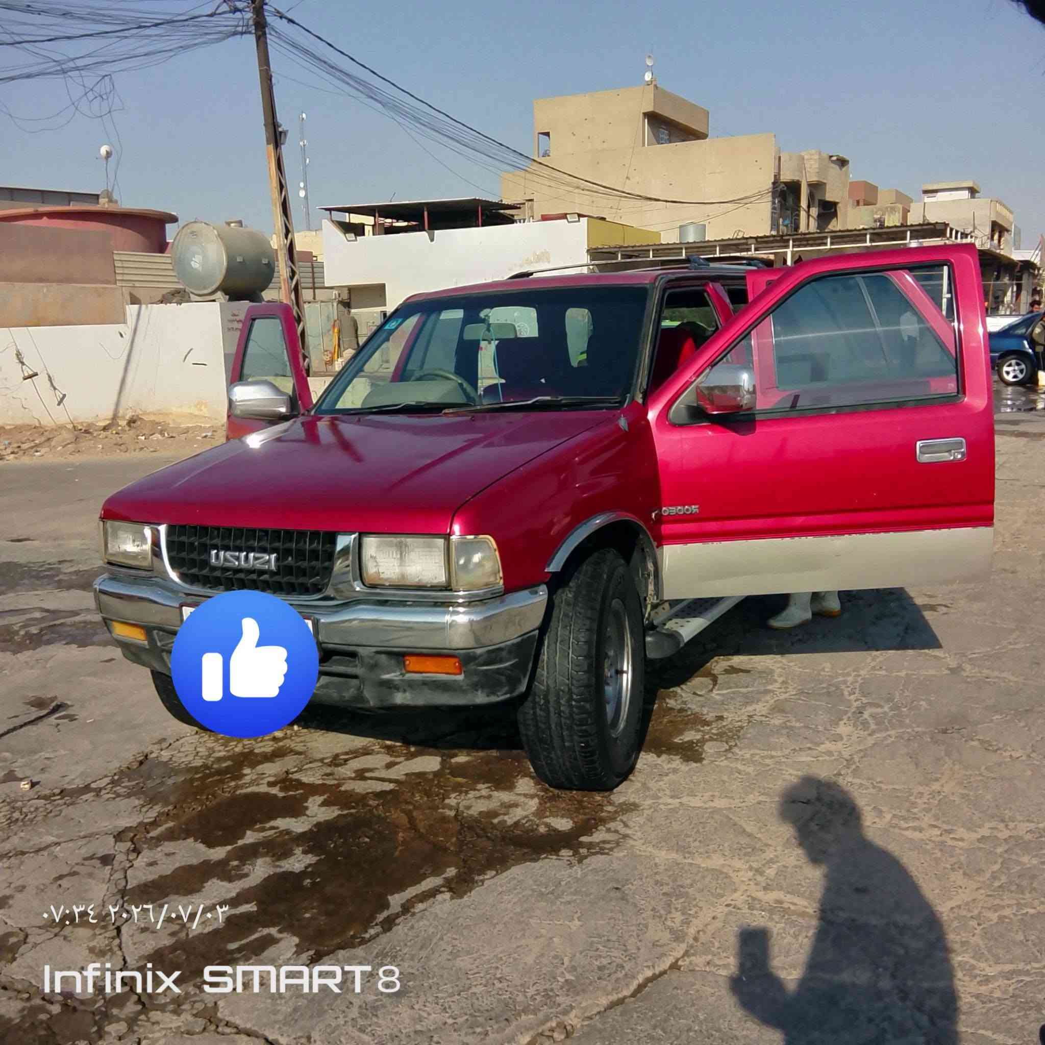 السلام عليكم للبيع ازوزو ياباني
محرك 6 سرندر دفع رباعي

السياره كلهه بلادي ممحور بيهه شي كلهه وضع شركه 

رقم نينوى بسمي سنويتهه تنتهي بل 2030

السعر 45 وبيهه مجال
العنوان موصل الايمن 

للتواصل ***********
