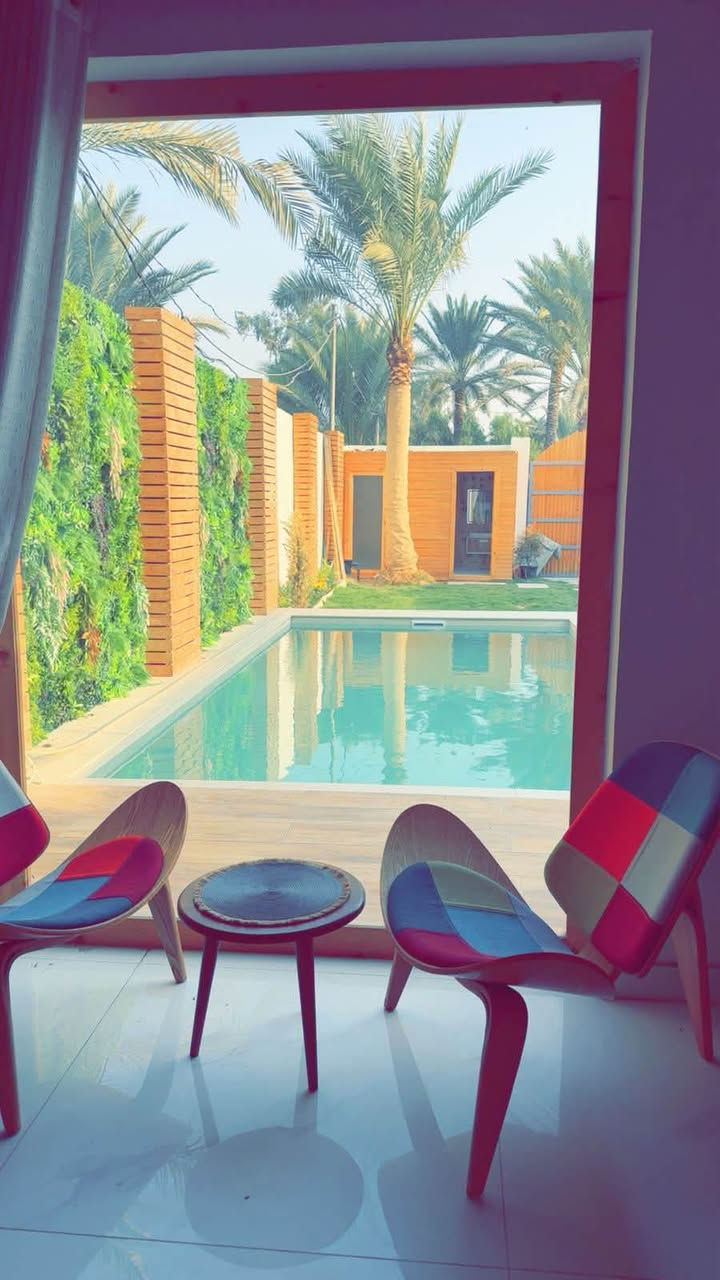 مزرعة للإيجار اليومي 🏡🌳
📍 الموقع: بغداد –غزاليه 

✔️ أجواء هادئة ومناسبة للعوائل

✔️ مساحة واسعة وخدمات متوفرة
 

✔️ مثالية للراحة والونسة

📌 للحجز والاستفسار يرجى الاتصال أو المراسلة على واتساب: 

عبود الشيخ
 📞 ***********

 موثق في تطبيق اجرلي لسياحة المزارع في العراق 🇮🇶

نص مكتوب في الصور:
- GHAZALIYA
- Baghdad, Baghdad Province
- Wednesday 11:09 am
- Friday 06:19 pm