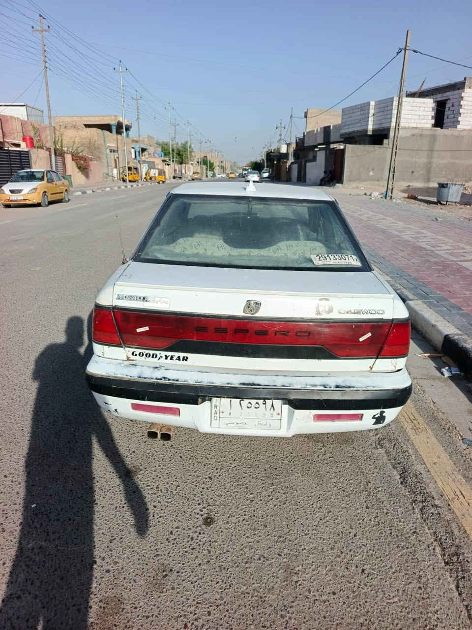 اسبرو موديل ٩٥ كير مكينه كفالة حداديه اماميه خلفيه نضيفه تخم تاير نضيف حداديه حلوه والله بس سيارة جاهزه تحويل مباشر سنويه جديده السعر ١٦ ورقة وبيه مجال حك الجيه الشراي يتصل مكاني كربلاء طويريج *********** كربلاء, العراق
