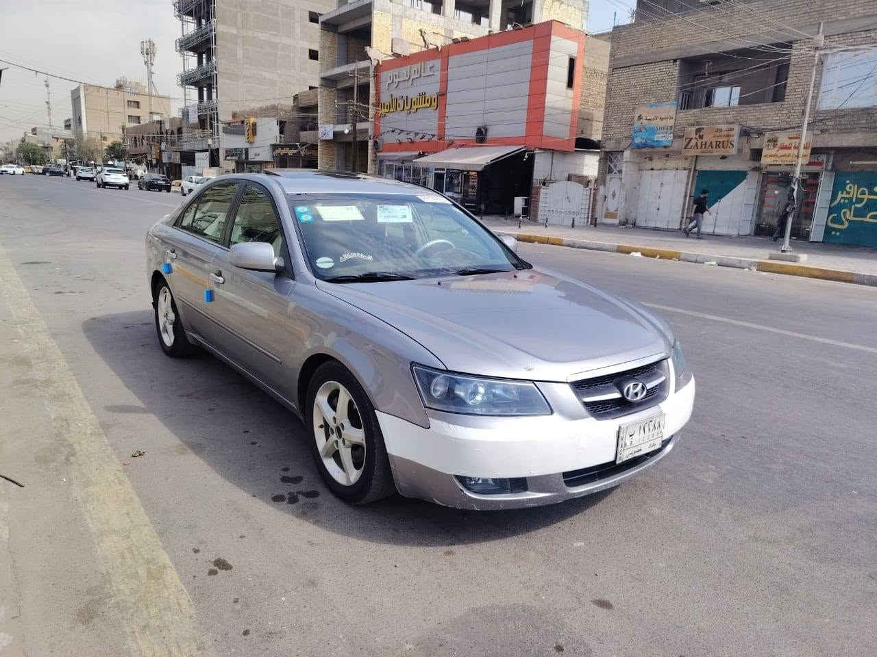سلام عليكم سوناتا موديل 2007 فول مواصفات فتحه تحكم ستيرن جهتين شاشه كامره خلفيه دواره حساسات خلفيه مثبت سرعه كروز سرعة مكينه سته سلندر بيهه قطعه وحده كلير والباقي كفاله عامه سياره جاهزه من كلشي بيهه منضومت قاز جديده يعني انسه صرف البانزين رقم بغداد مميز مشروع وطني تحويل مباشر سياره مال جناي وبل عافيه ع ياخذهه مكانهه بغداد شراي يتصل على رقم***********

