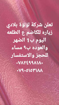 اخر المقاعد • لؤلؤة بلادي • زيارة الكاظم