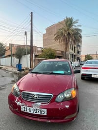 كورولا ٢٠٠٧ • رقم بغداد • ضرر خلفي