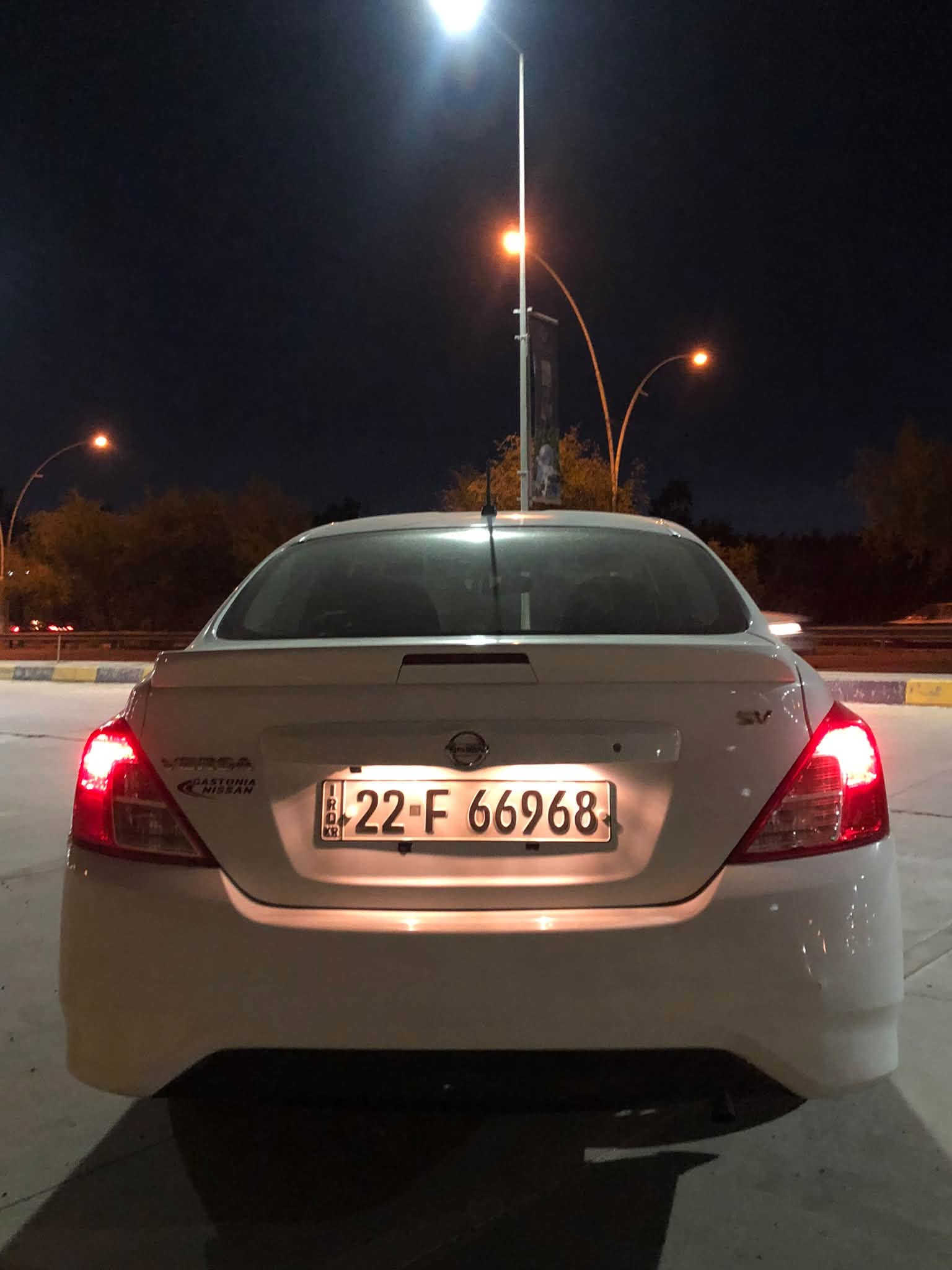نيسان فيرسا 2019
 السعر ٨٩ $ قفل 

ماشية ٦٦ الف
محرك ١.٦ L
كير cvt
تحكمات ستيرن 
مثبت سرعة
الجامات محور كهرب من اخذتها
شاشة بلادي
كامرة بلادية
جناح خلفي
كبات
السيارة نظيفة جداً مال جناي 
الهزة ل ٢٠٢٧ شهر ٥
السنوية ل ٢٠٣١
السيارة باسمي شرط التحويل

كفاله عدا ضرر من امريكا بكد الصينية بالسقف صبغ ببداية السقف فوق النفر 

وبيها بالعراق الدوسة مال سايق  صبغ
والسيارة بيها كم بارد ما يبينون بالعين الا بالسونار  
السيارة مبدللها دهن مال كير مال شركة مال الوكالة السور للاستفسار ***********
