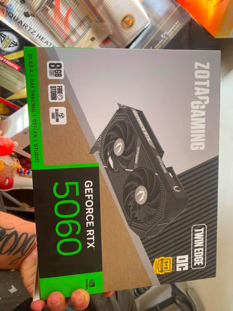 كرت RTX 5060 • Ryzen 5 5500 • SSD 1 تيرا