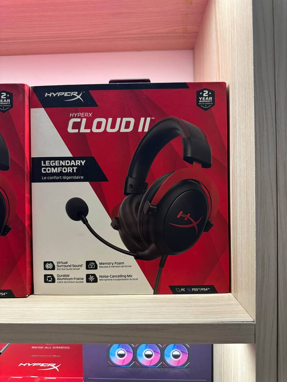 SHEX PC
1- HYPERX CLOUD II NEW 🆕 
2- HYPERX CLOUD II CORE WIRELESS OPEN BOX 
3- HYPERX CLOUD lll OPEN BOX
4- HYPERX CLOUD lll WIRELESS NEW 🆕 
5- HYPERX CLOUD lll WIRELESS S OPEN BOX 
6- RAZER BLACKSHARK V2 X NEW 🆕 
7- LOGITECH G432 NEW 🆕 

توصيل لجميع المحافظات 🚚 
📍دهوك السوق شارع دورة كورك
📩 للطلب والاستفسار
WhatsApp ‪+964 773 416 8767‬L
