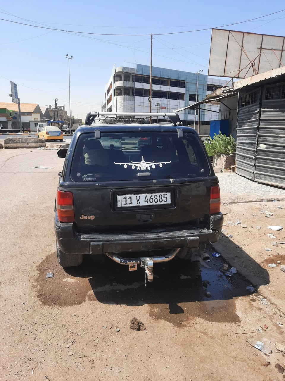 من رخصة مدير الكروب.. سيارة جيب شيروكي موديل ٩٧ رقم بغداد انكليزي باسمي.. تحويل ثاني يوم، محور بطة ٣٠٠٠ ابو الديكو، بدون تبريد..سيارة جاهزة جعمقة، صدر، كهربائياتها كلها شغالة.. السعر ٤٥ وبيها مجال...
للاتصال والاستفسار
***********
يوجد واتساب.

