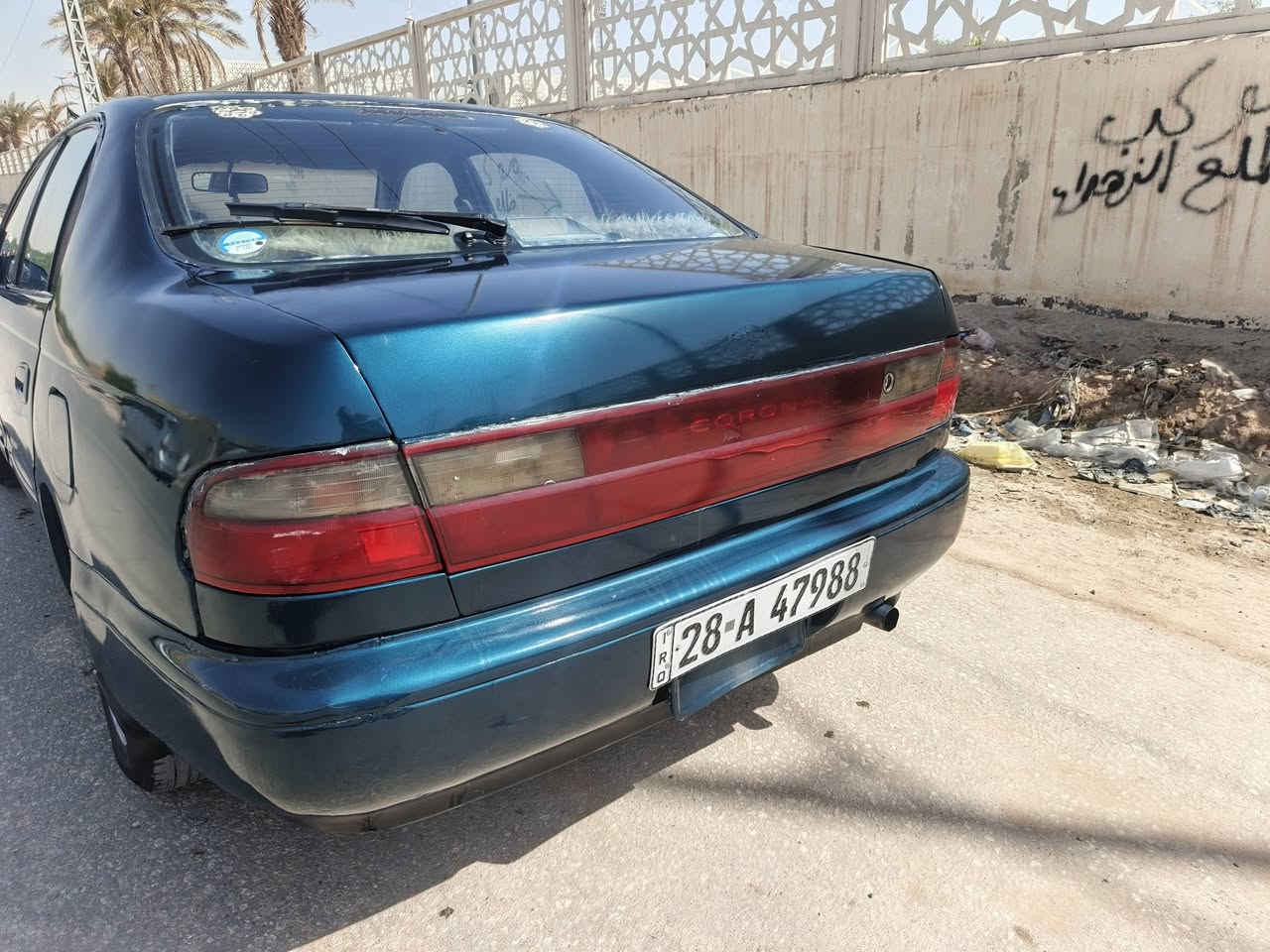 السلام عليكم كرونا للبيع موديل 1994 مكفوله من الكص والنقل الجثه ومن الضربه القويه سياره جاهزه كير مكينه حداديه رقم نجف نكليزي مكاني نجف حي النداء السعر 42 وبيه مجال ***********
