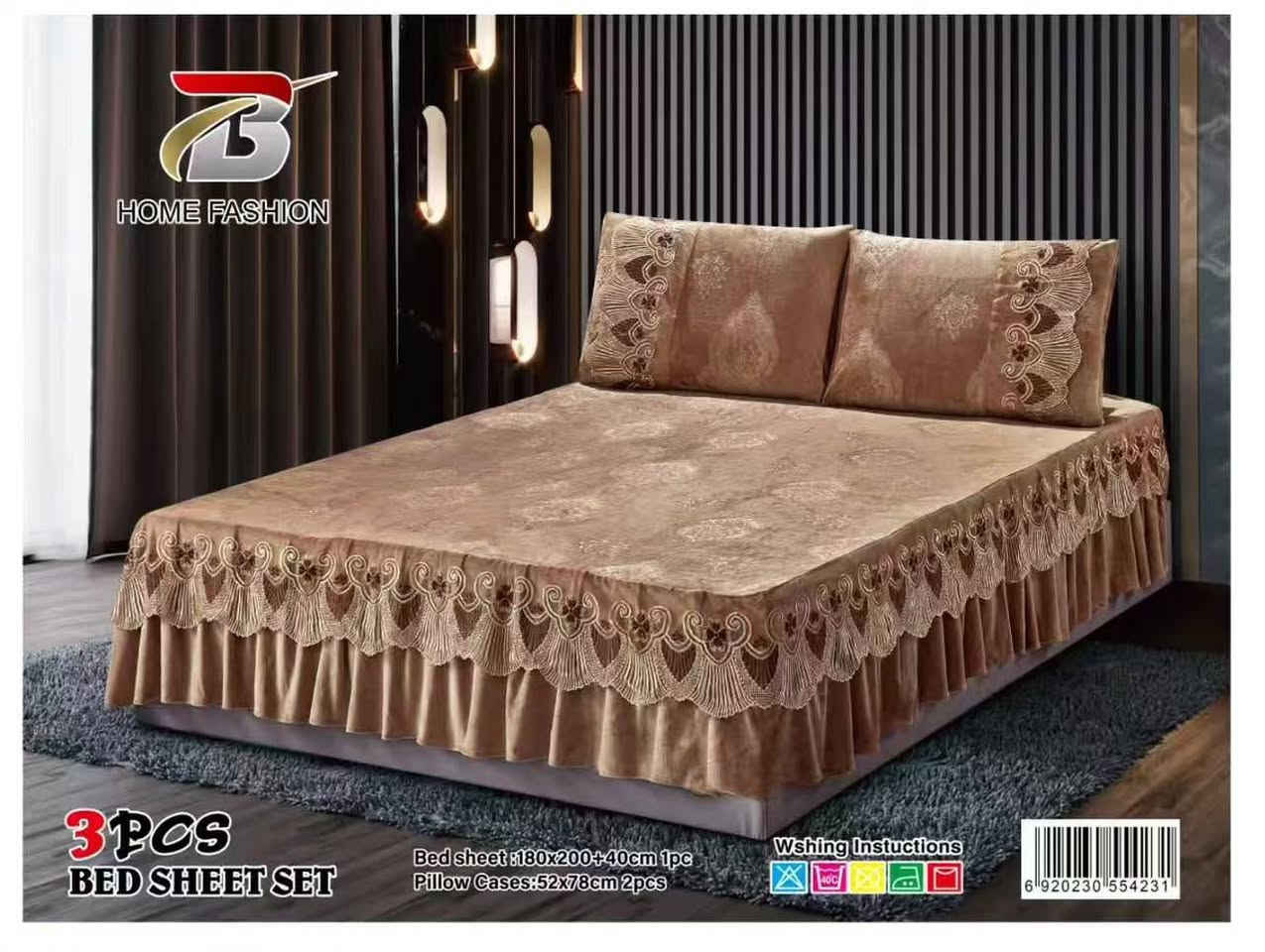 طقم 3 قطع • ملاية 180x200 • وزن ثقيل