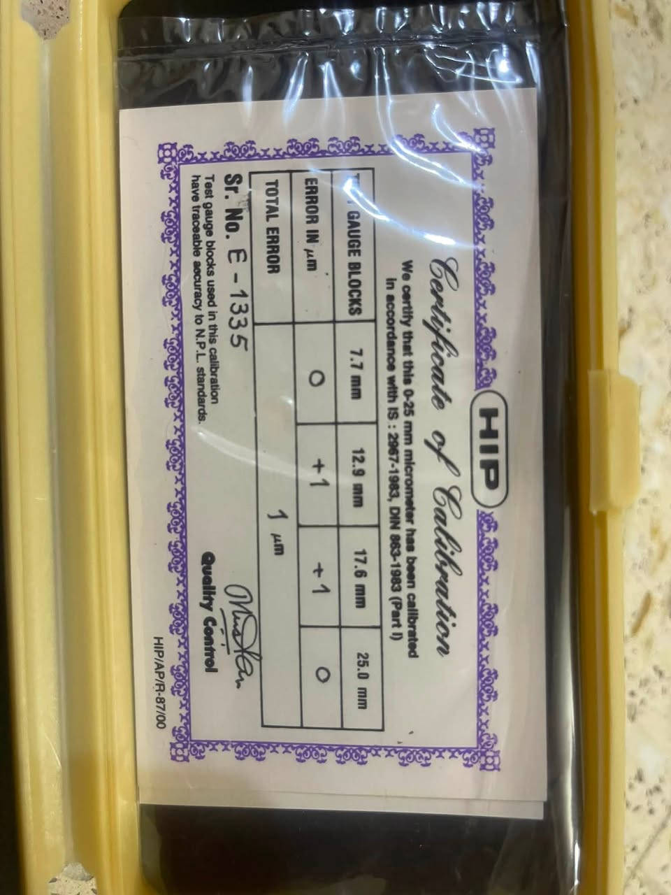 سلام عليكم ميكر متر 0/25
يوجد توصيل 🚚 ***********

