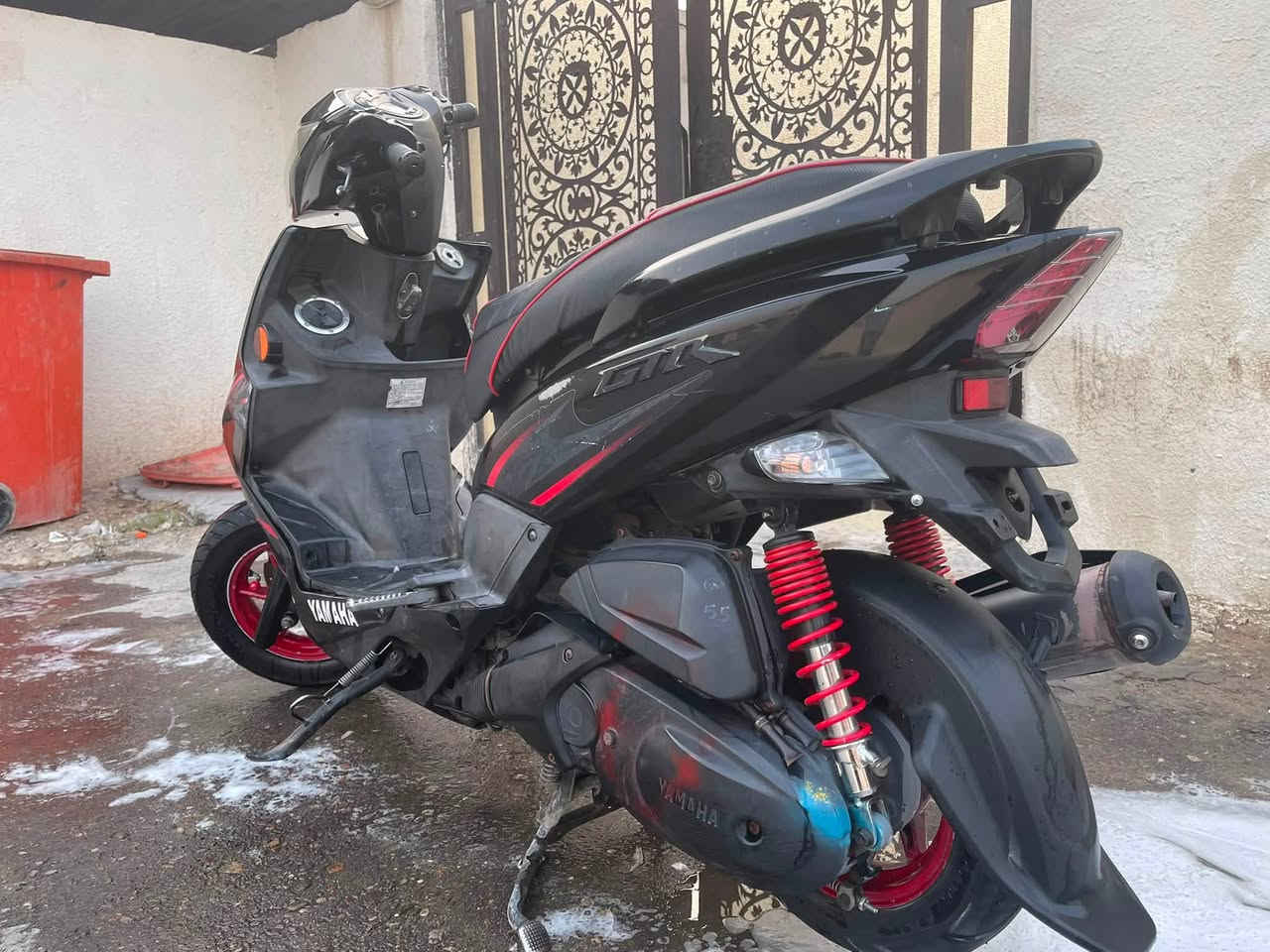 سلام عليكم دراجه البيع  جيتي ار مكينه جديده تايرات جدد كلجات رياضي بلادي دراجه صار شهر نزلتها رمبه ومحتاج أوراق كامله اريد أبيع مكان بغداد السعر /مليون ١٥٠ وبيها مجال /***********
