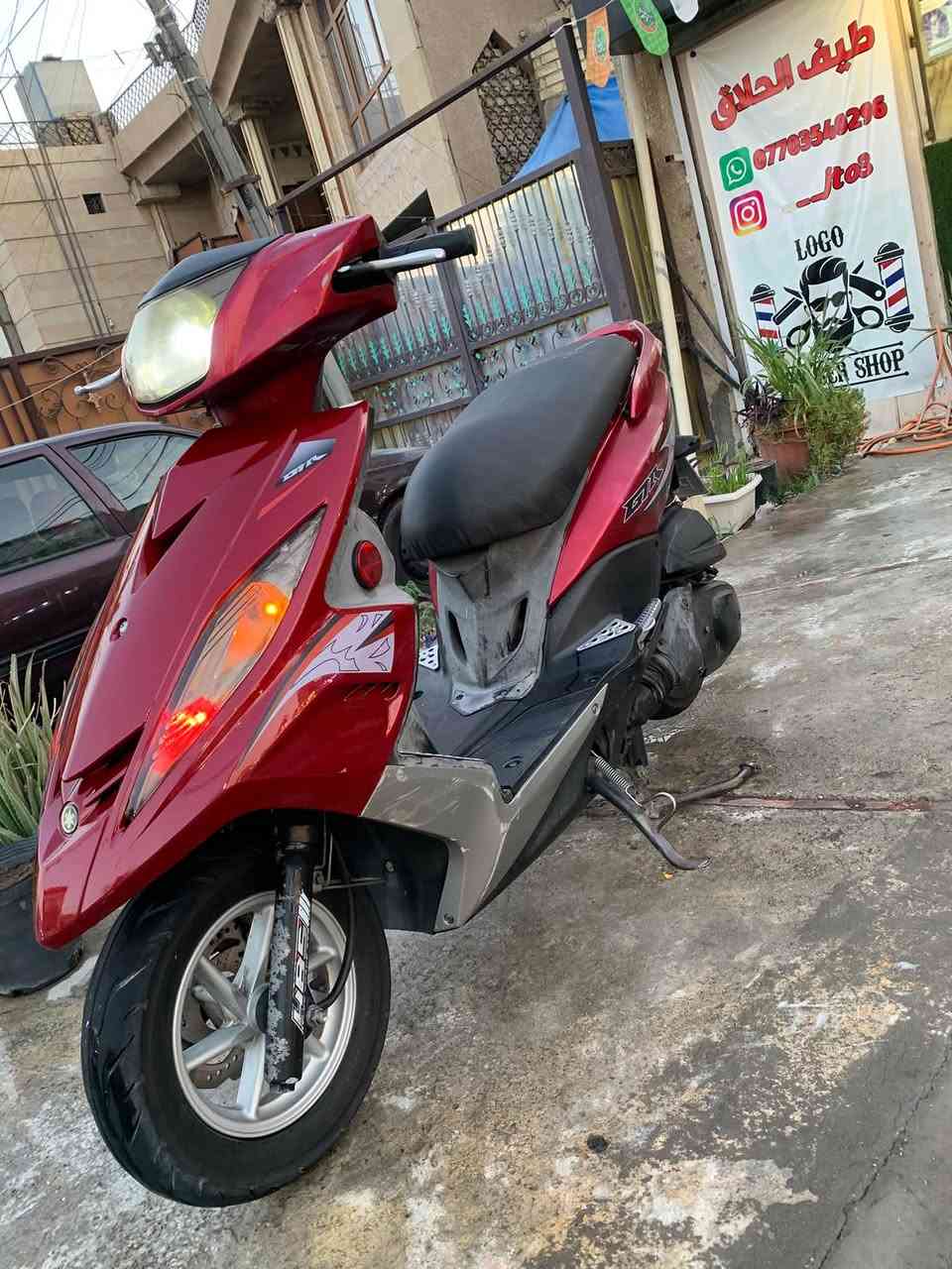 السلام عليكم دراجه GTR للبيع ب 1.250 وبيهه مجال بسيط مكان بغداد الغزاليه المو شراي ليراسل هاذه رقم للتواصل ***********
