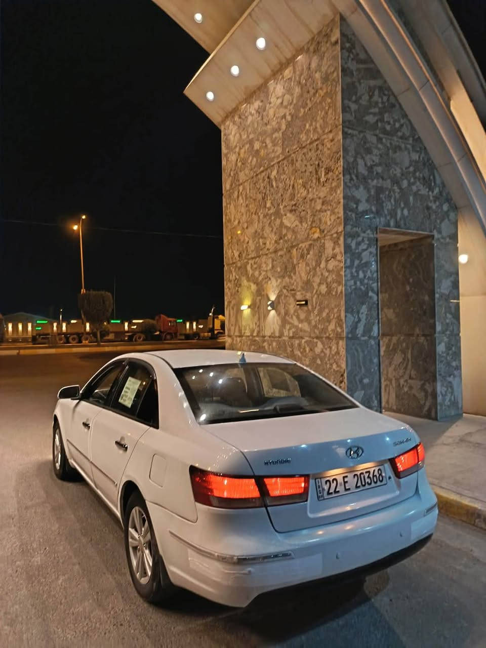 السلام عليكم سوناته2009  خليجي رقم اربيل الجديد تحويل شرط مكينه
2400دووش جديده لا تبخير ولا تنقيص كيرها نضيف  تبريد شغال ثلج صدر خلفي امامي جديد  سياره بيها صبغ حزام كما موضح يالسونار بدون دواخل  تخم تاير جواها غرفتهاا نضيفه السعر ٩٥ بيها مجال للشراي مكاني الفلوجه حي العسكري ***********
