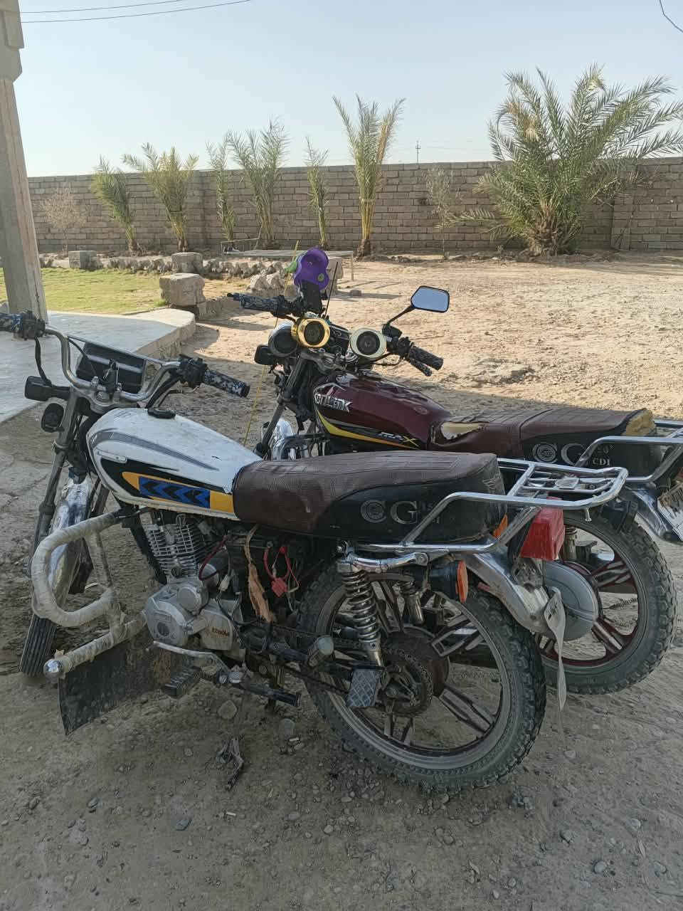 السلام عليكم جايكم بعروض جديدا هذني موطورين الحمر 2022ولبيض 2021ثنيهن ب700بيهن مجال بسيط مكاني صلاح الدين بيجي هاذ رقمي بي وتساب وتصال ***********
