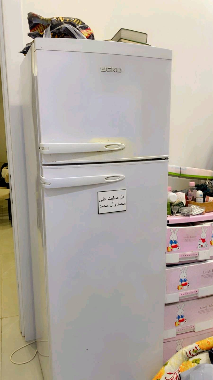ثلاجة بيكو    حجم كبير نظيفة وشغلها ممتاز وممبدل اي شي بيها اصلية     BEKO