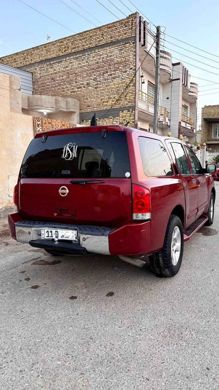 السلام عليكم.. بيع مستعجل
سيارة نيسان ارماده 2007 رقم بغداد للبيع .. امداور ثاني يوم سنويتهه لل2030 .. مصبوغه عام اثر جراد .. شواصي ولغود مكفولات 
كير ومحرك جديدات ..
تبريد ثلج زوج تاير جديد وزوج نص عمر بس نظيف .. الصدر نظافته 
80 % .. باتري جديد
السعر 58 ورقه وبيه مجال .. ***********

