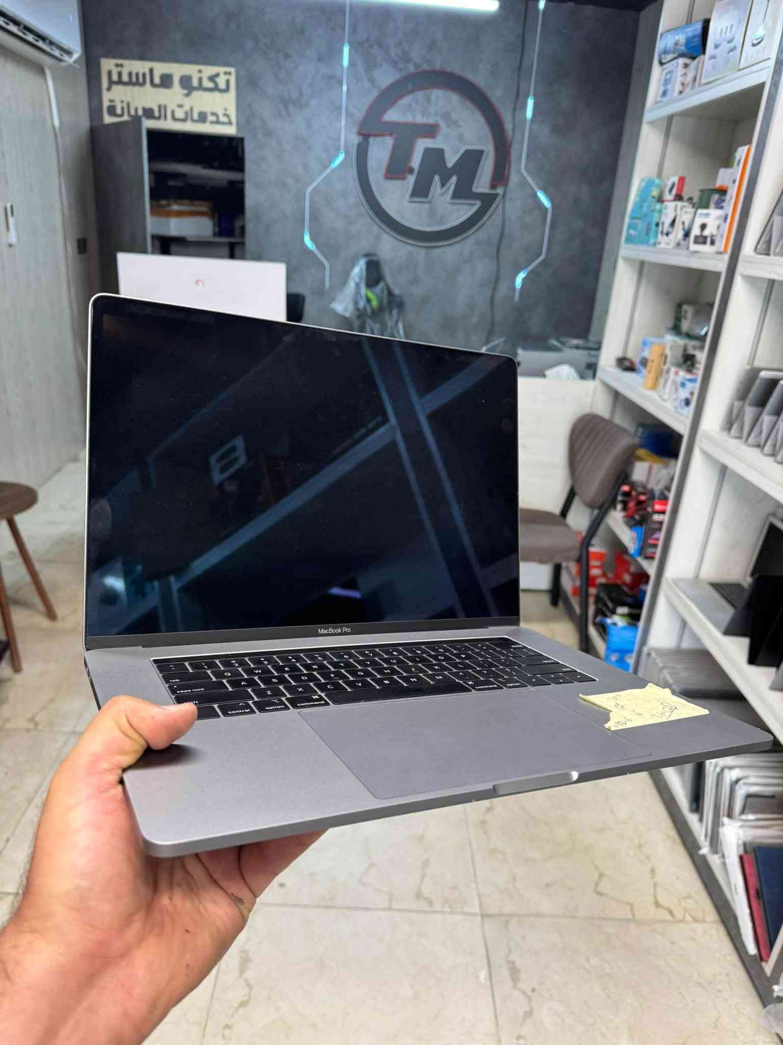 🔥 MacBook Pro 2019 — أداء احترافي بسعر حصري! 🔥

💻 Apple MacBook Pro 2019 – 16 Inch

⚡ المعالج: Intel Core i7 — الجيل التاسع
🚀 سرعة المعالج: تصل إلى 4.8GHz Turbo
🧠 RAM: 16GB DDR4
💾 التخزين: 256GB SSD
🖥️ الشاشة: 16 إنش Retina ✨
🎨 دقة عالية وألوان ممتازة
⌨️ لوحة مفاتيح بإضاءة خلفية
🔊 نظام صوت قوي وواضح

🎯 مناسب لـ:
🎬 المونتاج والتصميم
💻 البرمجة
🏗️ برامج الهندسة
🎨 التصميم والجرافيك
💼 العمل الاحترافي

🔥 سعر حصري لفترة محدودة!

📍 Techno Master – تكنو ماستر
📦 توصيل لجميع المحافظات العراقية
🛠️ فحص الجهاز وضمان المكتب

📞 ***********
📞 ***********
📞 ***********

#MacBookPro #MacBookPro2019 #MacBook #Apple #Corei7 #Gen9 #DDR4 #Retina #TechnoMaster #تكنو_ماستر #ماكبوك #لابتوبات #الموصل #العراق

نص مكتوب في الصور:
- تحفة أبل الفنية! 🍏✨!
- MacBook Pro 2019
- المعالج: Core i7 🚀
- الرام: 16GB ⚡
- التخزين: 256GB SSD 💾
- متوفر الآن في تكنو ماستر! 🔥
- MacBook Pro 15-inch, 2019 Processor 2.6 GHz 6-Core Intel Core i7 Graphics Intel UHD Graphics 630 1536 MB Memory 16 GB 2400 MHz DDR4 Serial number C02ZH04WLVCF macOS Sequoia 15.7.7 More Info... Regulatory Certification TM and (C) 1983-2026 Apple Inc. All Rights Reserved.