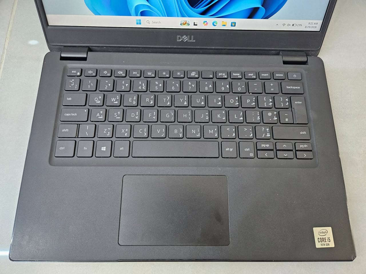 Dell Latitude
Core i5 10th gen
Ram 8 gb
Storage 256 gb
شاشە ١٤، ئەنتیگلەیرە ڕوناکی ناداتەوە بۆ چاو زۆر باشە
لمس نین
زۆر زۆر پاک و خاوێنن پاترییان زۆر باشە
تێبینی: سێ دانە بەردەستە

*********** كالار, السليمانية
