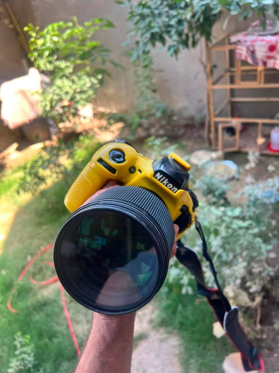 كاميرا نيكون D810 فول فريم
عدسة 85 سيكما فول فريم
***********
حله

