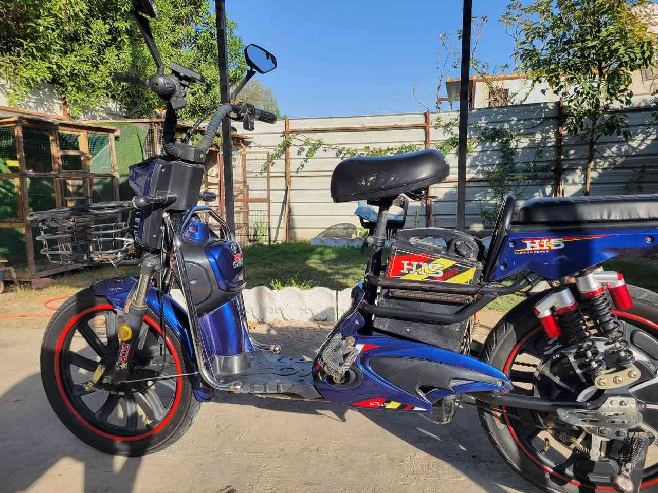 السلام عليكم اخوان دراجة HIS شحن ملف  1500W للبيع
سرعة الحقيقية 99 
بطاريات مابيهم شي تفحصهم كبالك وتاخذ 
بصمتين ومفتاح وتشغيل عن كارت بس يحتاج الهة شاشة فقط حتى تكدر تشغلهة عل كارت 
مكاني بغداد / الكرخ / القادسية مقابيل كورنيش القادسية 
سعر 275 وبيها مجال للشراي 
للتواصل فقط على الرقم ***********
