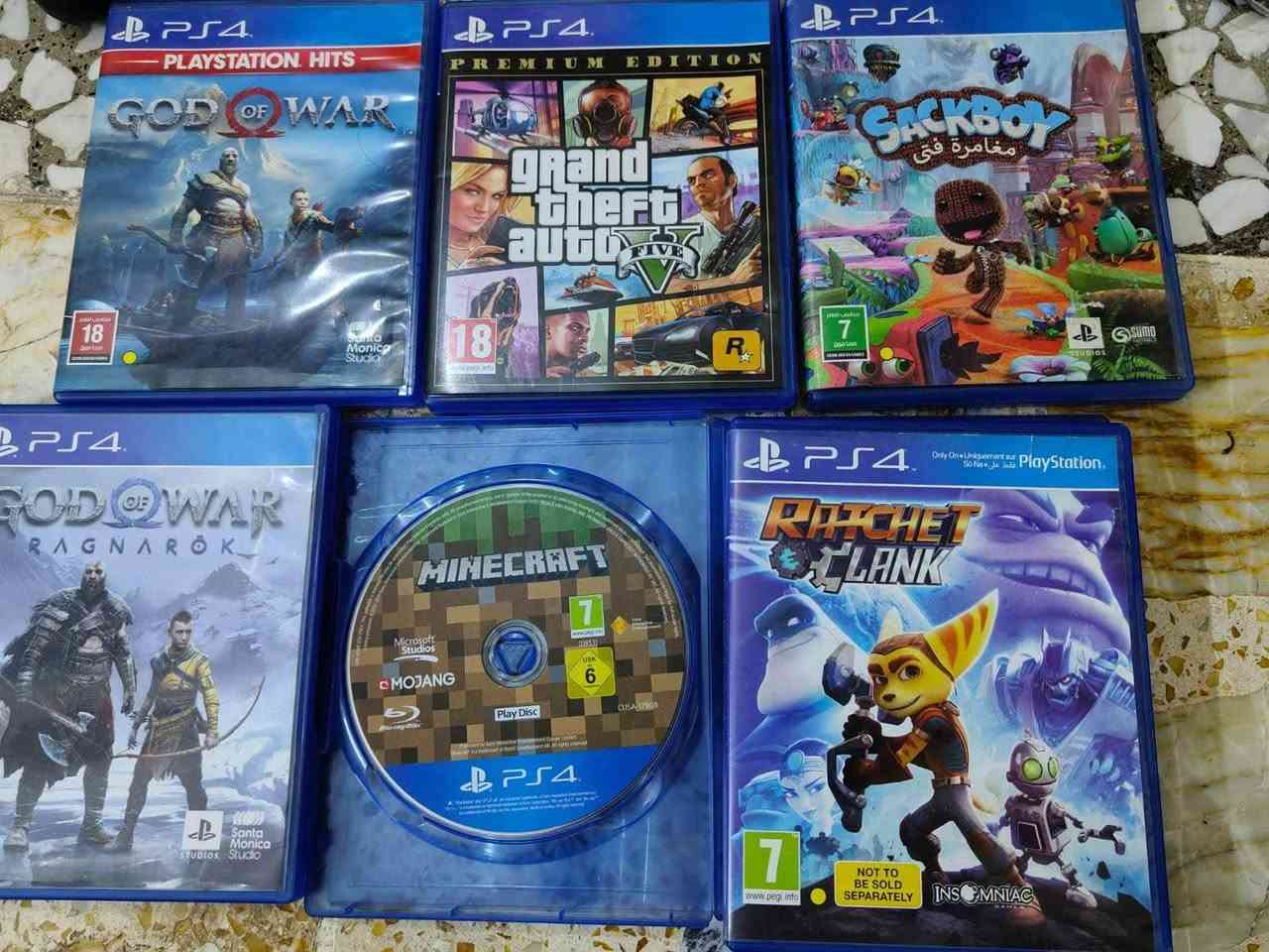 Ps4 1 تيرا 
اونلاين 
مع يدات اثنين 
سعر البلي ٢٠٠ الف

ملاحظة اسعار الاقراص وحد 
Gtav 13 الف
God of war ragnarock 22 الف
ماينكرافت 22 الف
راتجيت كلانك 10 الاف
مغامرات فتى 10الاف 
 
مكاني بغداد تقاطع درويش شهداء السيدية
*********** بغداد, العراق
