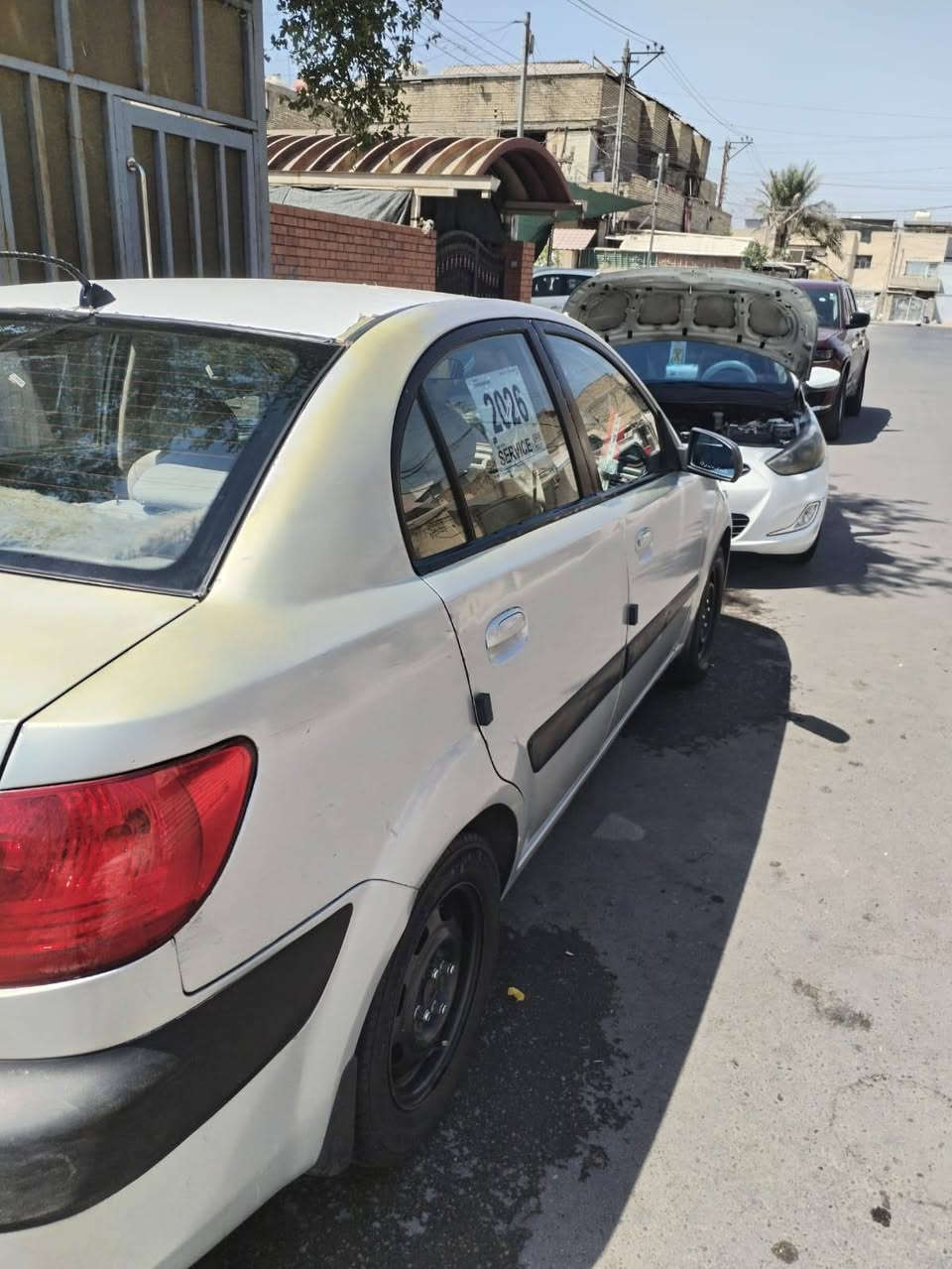 سلام عليكم كيا ريو خليجي ٢٠٠٨ محرك ١٦٠٠ كير محرك تبريد كاملات بيضه ضربه جاملغ امامي وباب سايق لايح تكمه  سياره باسمنه رقم بغداد انكليزي مكاني حي العامل  للا ***********
 ستفسار

