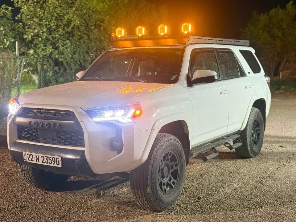 تــويـوتـا  فـورنـر 2023 | TOYOTA 4RUNNER ✅
______________________________________________

______________________________________________

مواصفات السياره ✅👇

1) رادار امامي ✅

2)حساسات اماميه وخلفيه✅

3) شاشه كبيره ✅

4)بصمه ✅

4)نقط عمياء✅

5)ترحيب الابواب ✅

6) مواصفات SR5 مزوده بلكامل TRD برغي ماناقصه ✅

7) السياره دواخل جلد بلكامل✅

8)كراسي كهرباء✅

9) سله ودرج TRD✅

10) بجم TRD بلكامل✅

______________________________________________

______________________________________________

العنوان ميسان✅

رقم السياره اربيل تحويل مباشر بأسم المشتري ✅

السعر (265$) وبيه مجال ✅

الرقم للتواصل ***********✅

______________________________________________

#دبـــي لـتـجـاره الـسـيـارات 🦅✌️

______________________________________________
