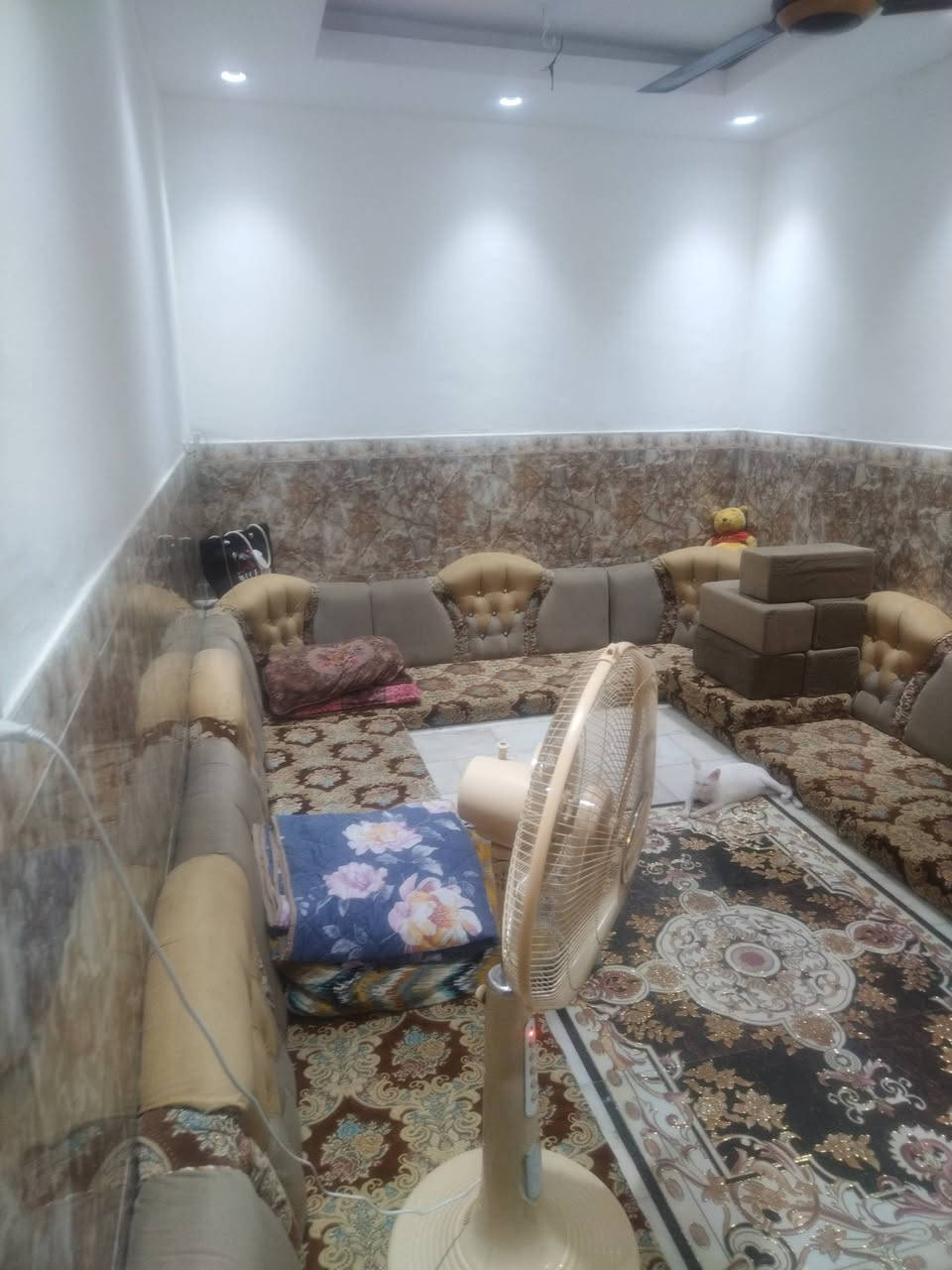 طابوصرف المساحة100م واجه7م طابقين عكاده تبليط مقرنص انارة باب البيت السعر118
ثلاث غرف نوم صالتين استقبال مطبخ صحيات منور طارمة سطح الديوانية الجته قرب زها مول قريب ع الاسكان وحي النهضة مراسلة الصفحة اوالاتصال***********
