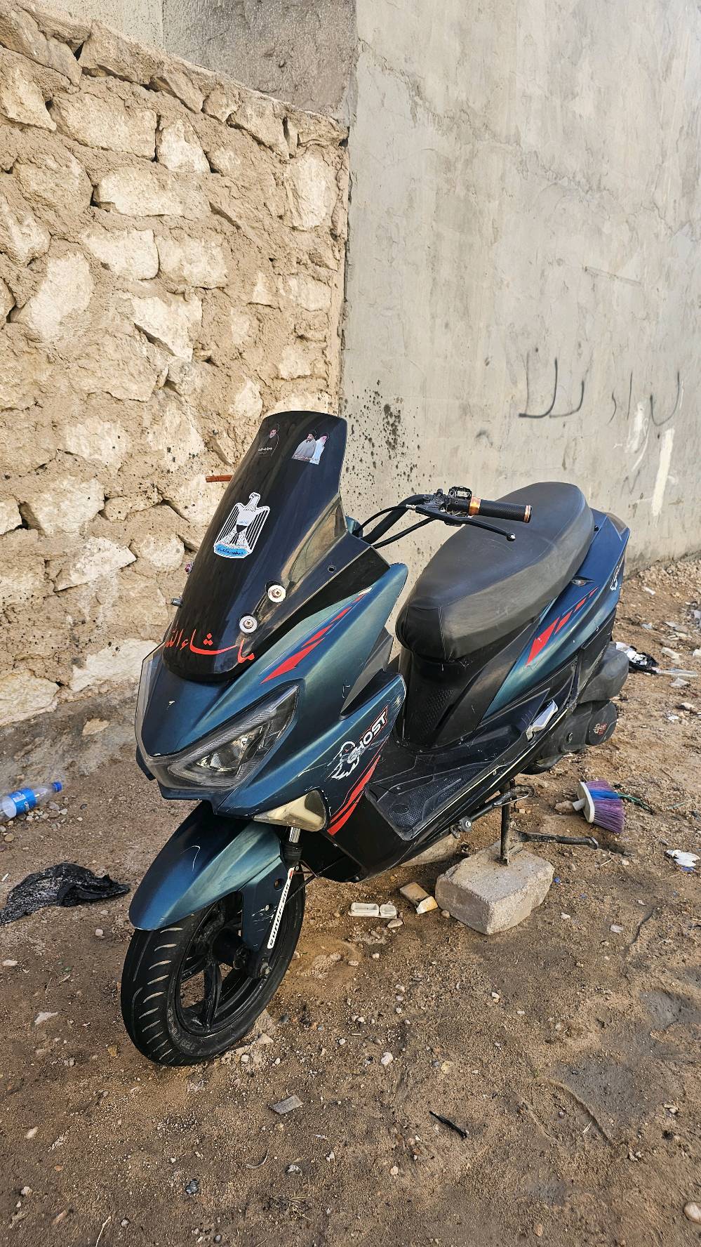 السلام عليكم دراجه للبيع الدراجه جاهزه من كلشي مابيه اي نقص نكره سلف الدراجه كهربائيات كله شغاله مابيه اي نقص شوفت عينك سعره 275 وبيه مجال ***********
