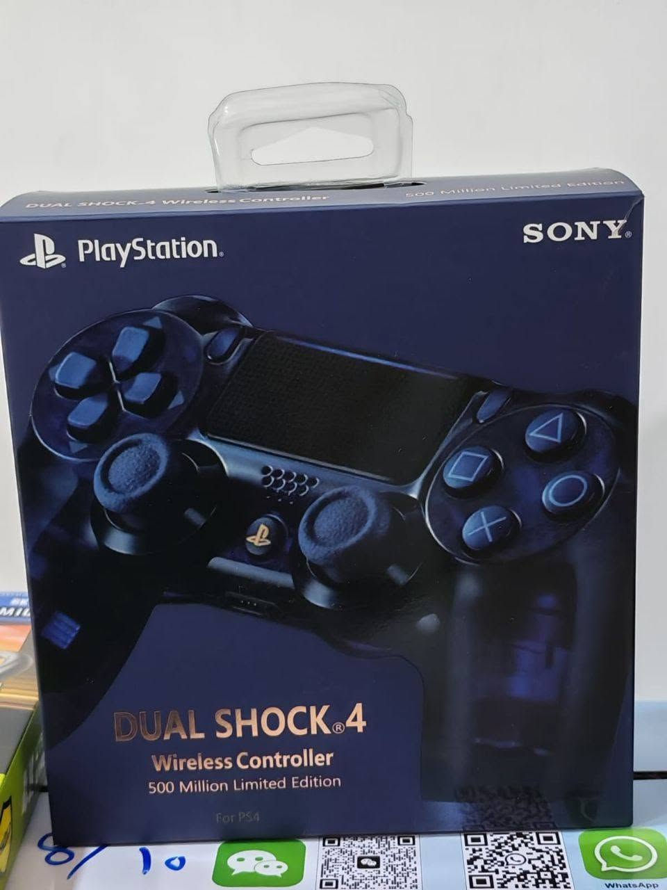 PlayStation 4 Fat Jailbroken
بلي 4 فات مهكر نضام 10 للبيع 
الجهاز نضيف على الفحص الجهاز كامل ملحقات ما عدا الكارتونه 
ملحقات الجهاز :
1- كيبل HDMI اصلي مع الجهاز 
2- كيبل HDMI هديه 
3- UPS 850 مع الجهاز
4- يده اصليه من سوني 
5- كيبل الطاقه 
الالعاب الموجوده بل جهاز :
1- ​GTA V (Grand Theft Auto V)
2- ​Call of Duty: Black Ops 6
3- ​Resident Evil Village
4- ​The Crew 2
5-​ Uncharted 4: A Thief's End
6- ​Battlefield V
مكاني النجف شارع المجمعات السكنيه 
السعر 325 وقابل للتفاوض 
الرقم للتواصل و اللاستفسار ***********
