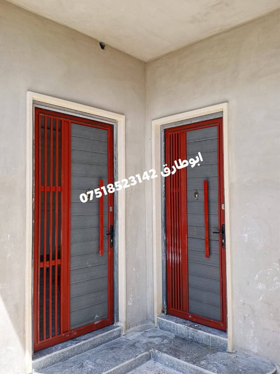 السلام عليكم اخوكم ابو طارق الحداد كما عودناكم كل ما هو جديد من أبواب شبابيك مراجيح من أحدث التصاميم موصل صناعة الكرامة الأيسر الرقم التالي *********** وتساب
