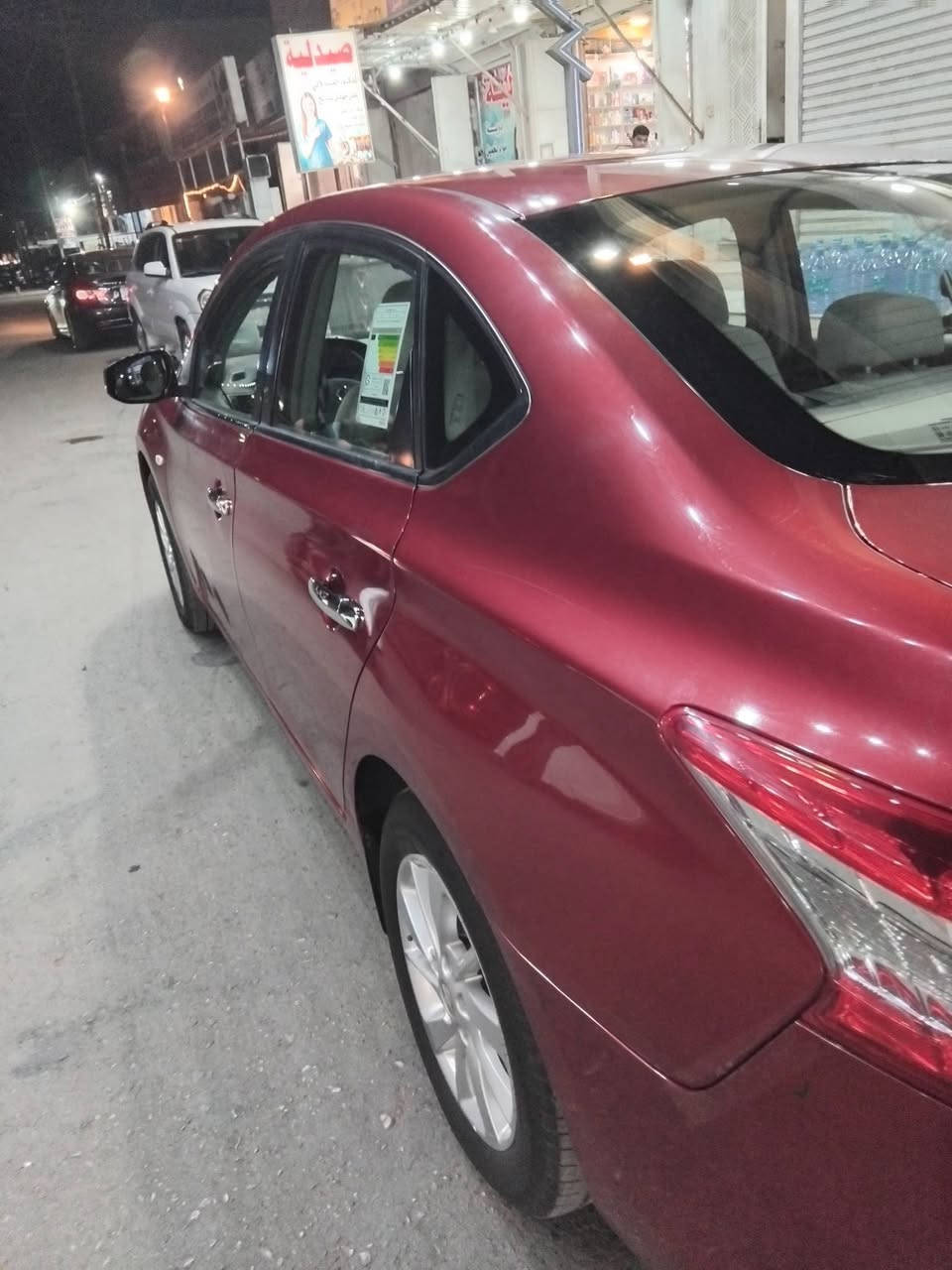 نيسان سنترا خليجي موديل ٢٠١٩رقم جديده ماشيه ١٧٠كيلو قطعتين تبريد بيها ثلاث قطع صبغ بدون دواخل سعره على خاص(***********)
