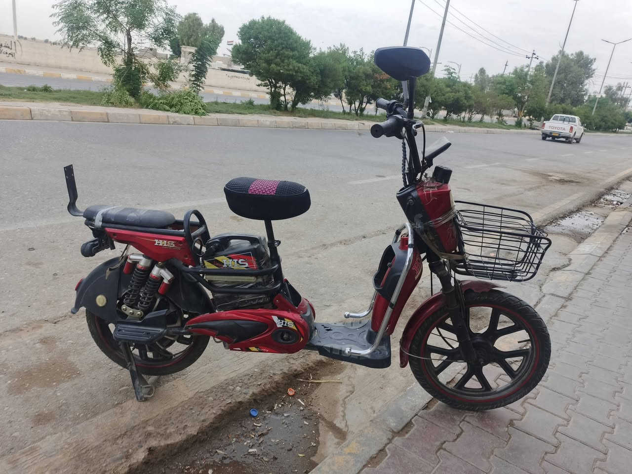 دراجة شحن • بطاريات نص عمر • جلولاء