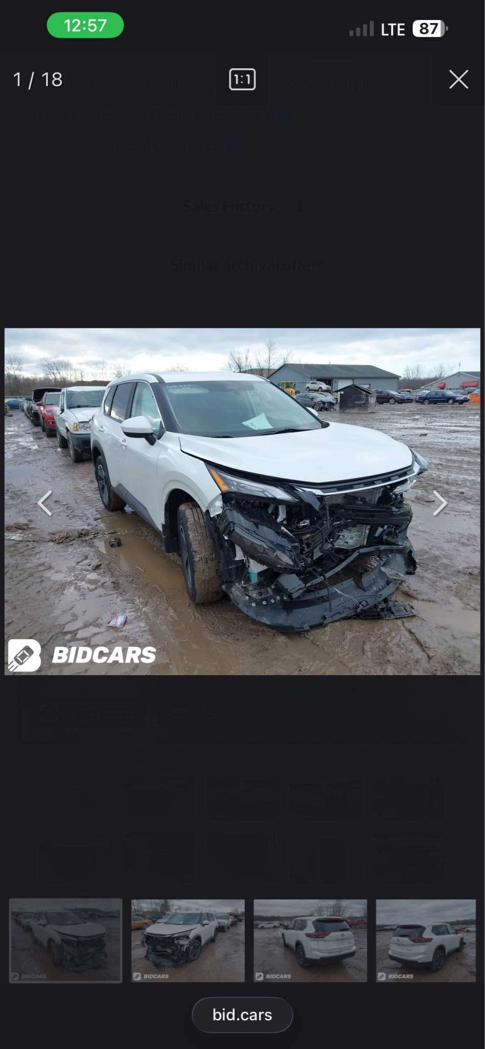 Nissan rogue 2024
٢٤هةزار كيلو مةتر روويشتووة نموونة لةجواني بي سبوغ  تةنها دةعامي سبوغة بي شوخت و قةپو قوپ مواسفات Sv دةبل ئةكسل ٣پستني توربو رادار خةتي جادة و سندوق شةفت و كوشن كارةبايي كوشن خةزن حةساس كاميرة زور مواسةفاتي تر بة نسبةت سبوغ سةيارةكة بي سبوغة دةعمةكةي خةفيفة بةدةنةي گوراوة شانصي و بةردي گزوز و دارو بةردي بةشةرت دةدةم تا بليي سةيارةكي جوانة ماشاءالله ي دةويت بةنسةب سعري داواي ١٥٧ وةرةقةي لي دةكةم و مةجاليكي برايانةي تيداية بو زانياري زياتر پةيوةندي بةم ژمارة تةلةفونانة بكةن:
واتساب و كورةك:***********
كورةك :*********** أربيل, العراق

نص مكتوب في الصور:
- 12:57 LTE 87 2 / 18 1:1 BIDCARS bid.cars
- 12:57 87 LTE 1 / 18 1:1 BIDCARS bid.cars
