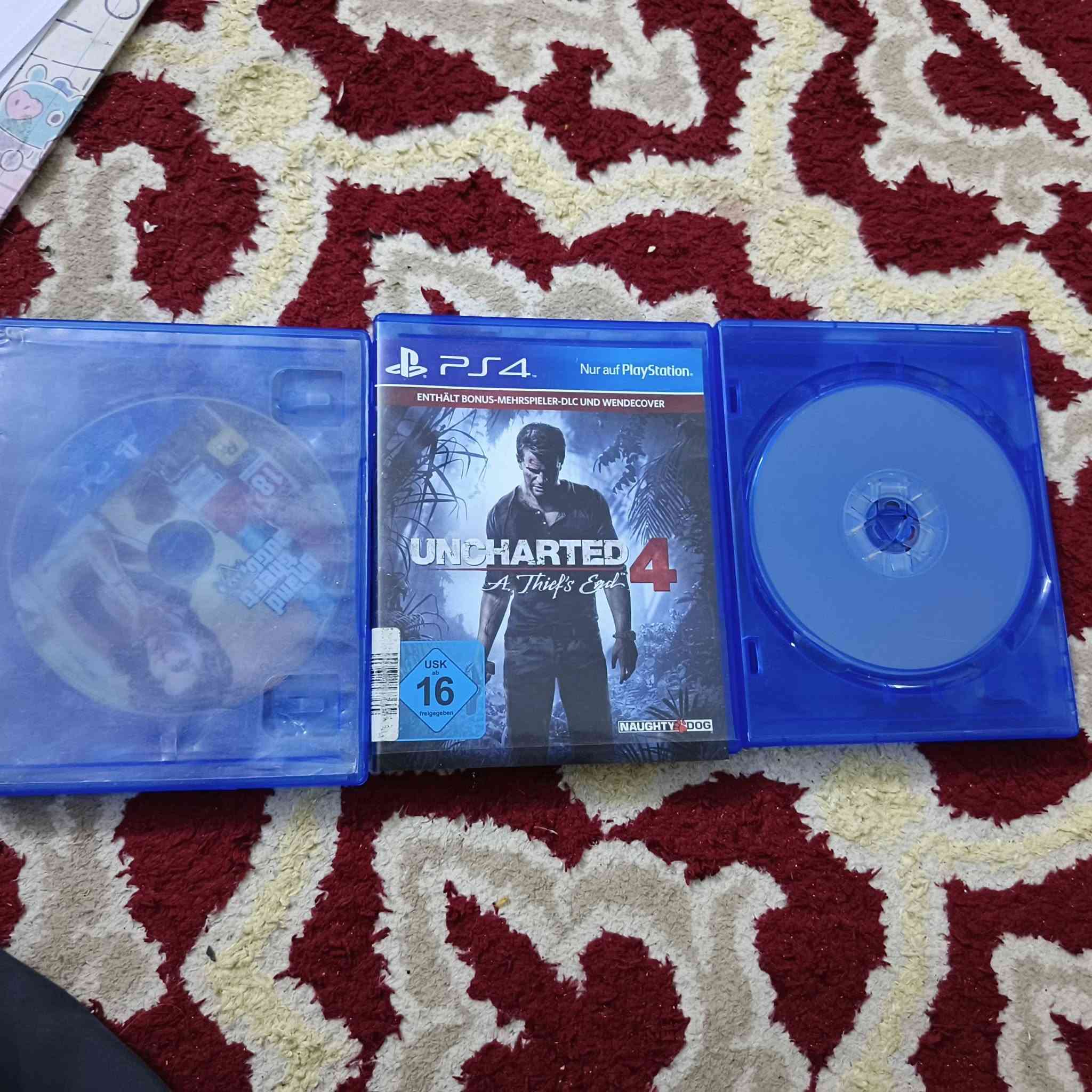 للبيع اقراص PS4 اصلية بدون اغلفة 

1. Red Dead Redemption 2 - بدون غلاف
2. Grand Theft Auto V - GTA 5 - بدون غلاف  
3. Uncharted 4: A Thief's End - 

السعر: 50 الف للـ3 سوا وقابل للتفاوض

الاقراص نظيفة 100% وشغالة
