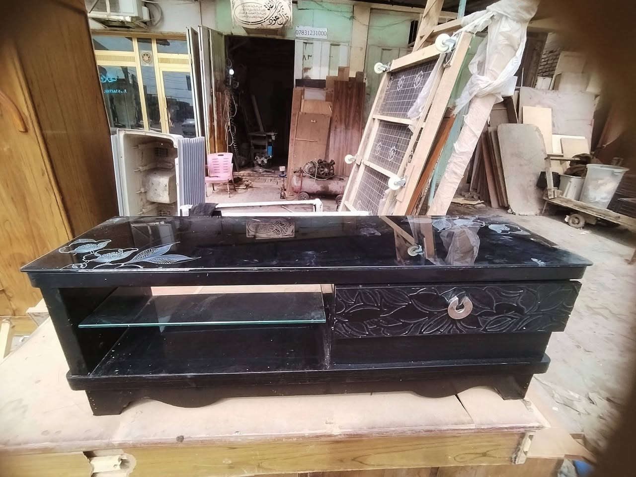 ميز بلازمه • ٢ قطع • ١٢٠×٤٥