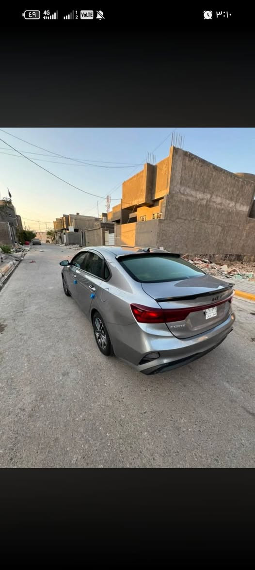 السلام عليكم
سيارة فورتي  للبيع مكاني سماوة 
موديل 23
محرك 2000دوش
لون رصاصي سلفري
حرة بدون رقم  تترقم جميع المحافظات
ماشية ٥٩ قابلة للزيادة
حادثهة امامي  بدون عابر
رقم الشاصي موجود بالصور
مواصفاتهة
توقف ذاتي. رادار جانبي. كروز تثبيت سرعة. مع تطريز الاسترين. ستيرن رياضي. لايت مع لد نهاري. أضواء ترحيب عند الاقتراب. تبريد  تحكم مواسم.  ثلاث وضعيات قيادة (نورمل. سمارت. سبورت) شاشة كبيرة 10 ك جي بي اس بوصلة. كامرة خلفية دوارة 

للاستفسار. ***********
