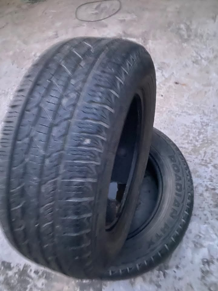 زوج تايرات
￼ نظافة 70%

‏قياس265/60R18

مكناها البصره 

سعر 60 

‭***********‬
