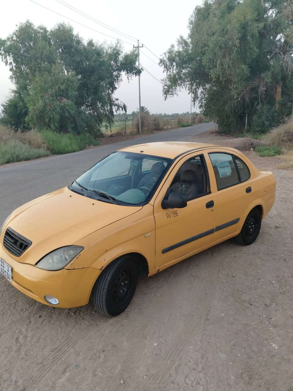 سلام عليكم طيبه 15 بغداد بأسمي هيئه وغرامه مصفره قبل سبوع داورتها سياره جاهزه فقط جاملغ خلفي بي اقل شبر صبغ وباقي كشرها بلادي تبريد وكير ومحرك وكهرباء جاهزات تخم تاير قبل يومين شاد سعرها 34 مكاني واسط / *********** سياره نفس الصور بلضبط
